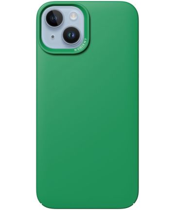 Nudient Thin Case V3 Apple iPhone 14 Hoesje met MagSafe Green Hoesjes