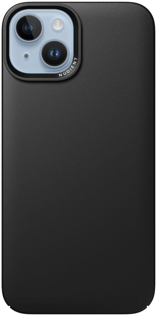 Nudient Thin Case V3 Apple iPhone 14 Hoesje met MagSafe Zwart afbeelding 1