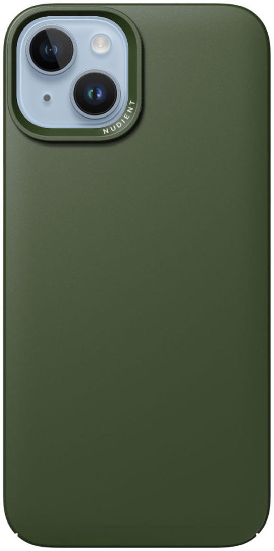 Nudient Thin Case V3 Apple iPhone 14 Hoesje met MagSafe Groen afbeelding 1