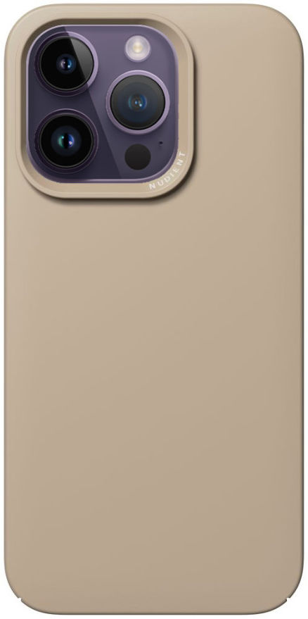 Nudient Thin Case V3 Apple iPhone 14 Pro Hoesje met MagSafe Beige afbeelding 1