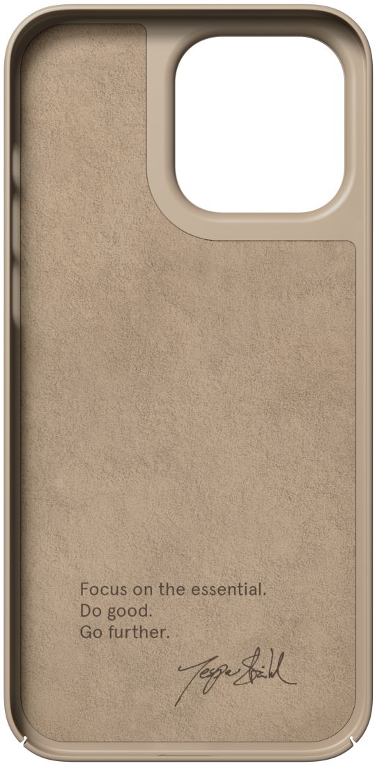 Nudient Thin Case V3 iPhone 14 Pro Max Hoesje met MagSafe Beige afbeelding 3