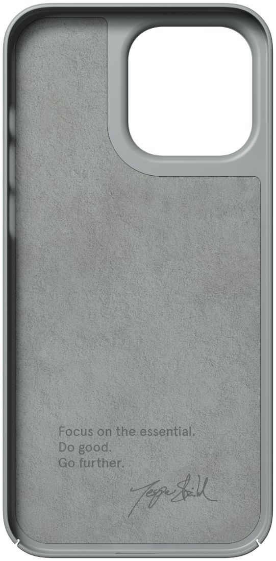 Nudient Thin Case V3 iPhone 14 Pro Max Hoesje met MagSafe Grijs afbeelding 3