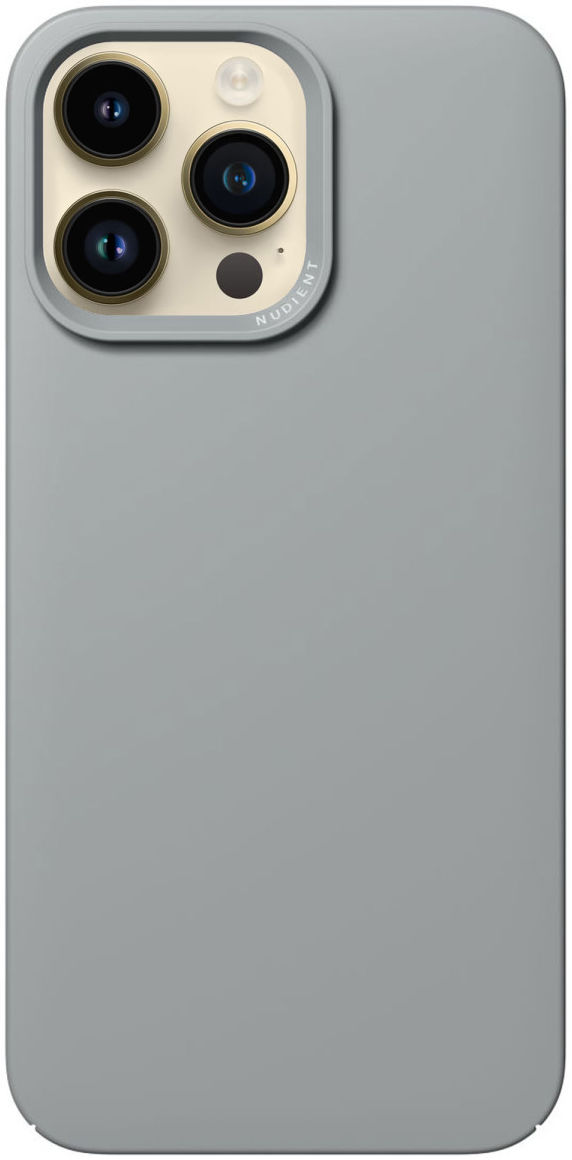 Nudient Thin Case V3 iPhone 14 Pro Max Hoesje met MagSafe Grijs afbeelding 1