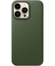 Nudient Thin Case V3 iPhone 14 Pro Max Hoesje met MagSafe Groen