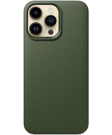 Nudient Thin Case V3 iPhone 14 Pro Max Hoesje met MagSafe Groen Hoesjes