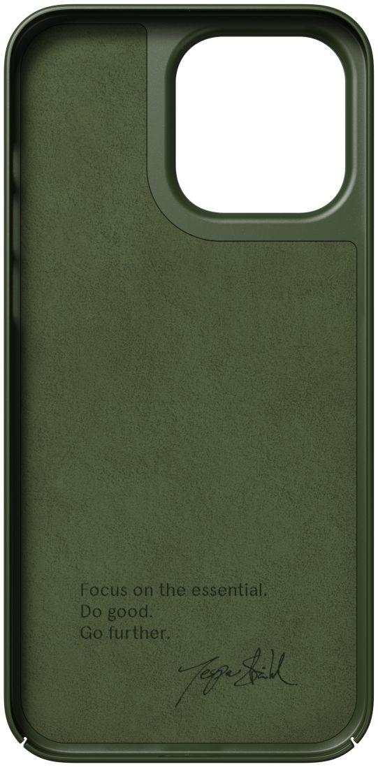Nudient Thin Case V3 iPhone 14 Pro Max Hoesje met MagSafe Groen afbeelding 3