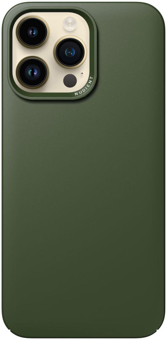 Nudient Thin Case V3 iPhone 14 Pro Max Hoesje met MagSafe Groen afbeelding 1
