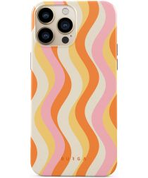 Burga Tough Case Apple iPhone 14 Pro Hoesje Flower Power Print