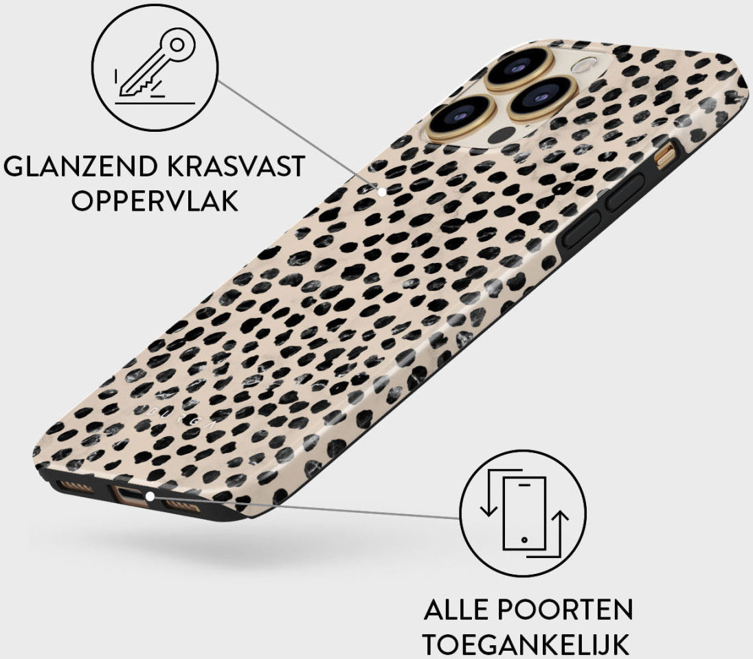 Burga Tough Case Apple iPhone 14 Pro Max Hoesje Almond Latte afbeelding 4
