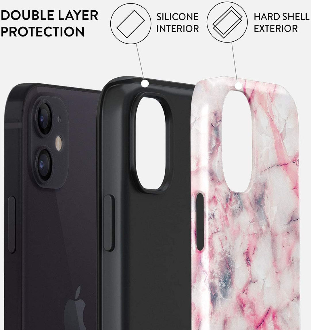 Burga Tough Case Apple iPhone 14 Pro Max Hoesje Golden Coral afbeelding 2