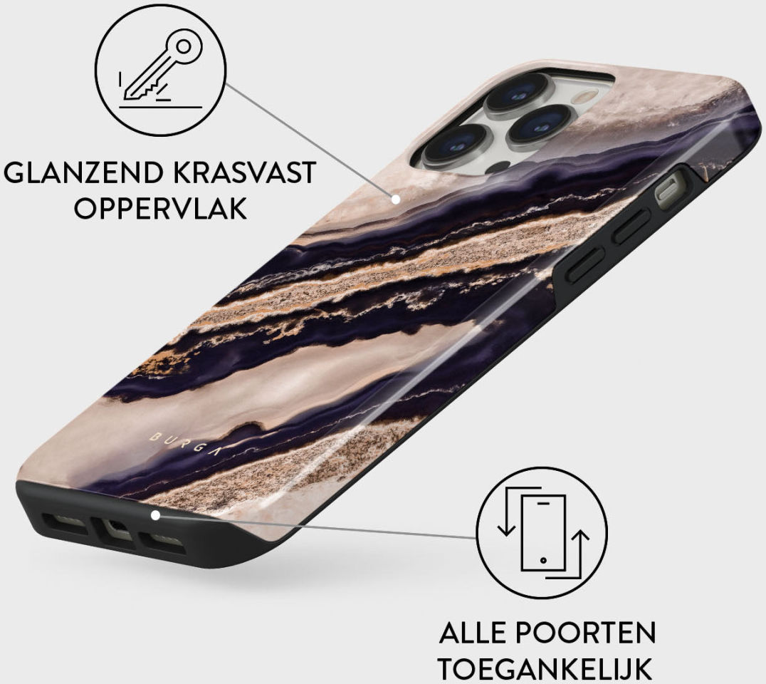 Burga Tough Case Apple iPhone 14 Pro Max Hoesje Royal Blue GSMpunt.nl