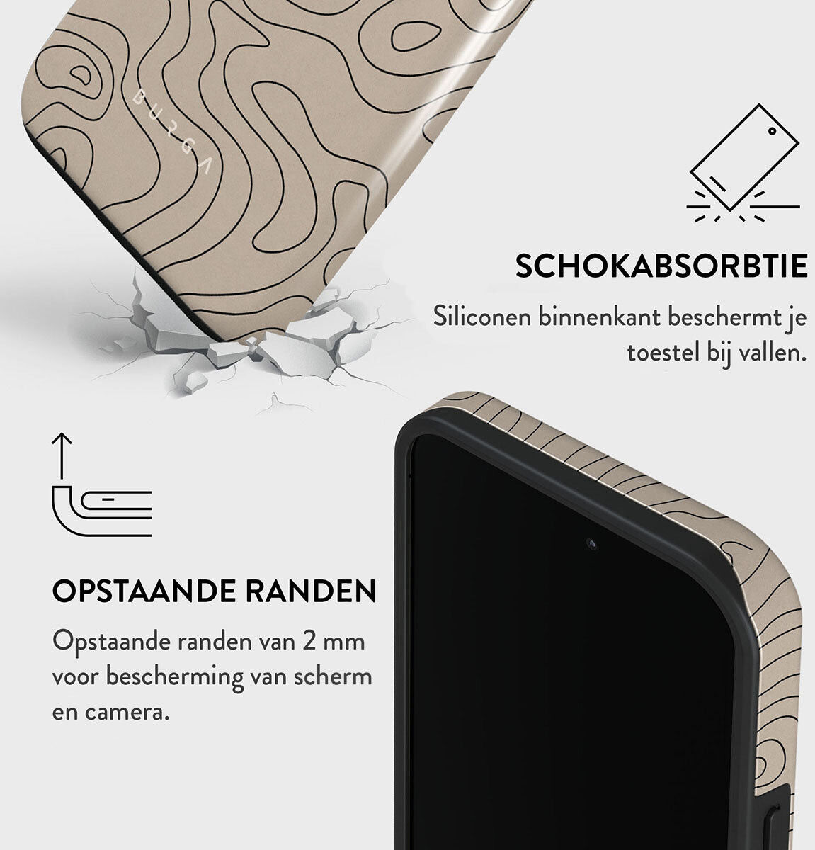 Burga Tough Case Apple iPhone 14 Pro Max Hoesje Wild Terrain afbeelding 2