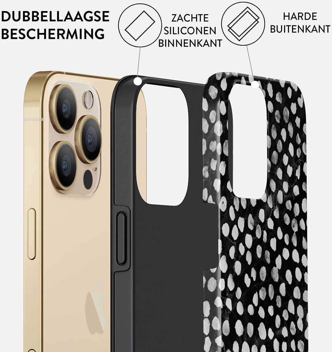 Burga Tough Case Apple iPhone 14 Pro Hoesje Night Sky Print afbeelding 2