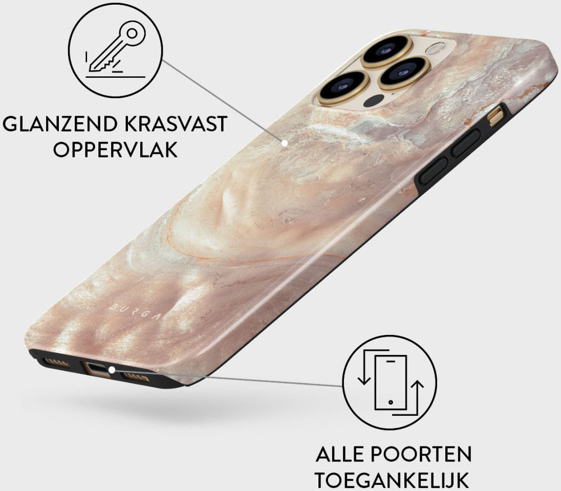 Burga Tough Case Apple iPhone 14 Pro Hoesje Serene Sunset Print afbeelding 4