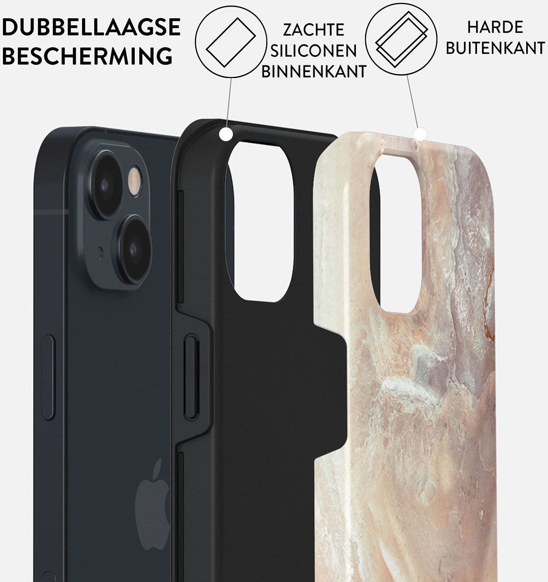 Burga Tough Case Apple iPhone 14 Hoesje Serene Sunset Print afbeelding 2