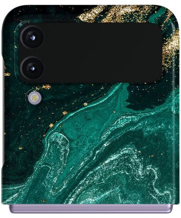 Burga Tough Case Samsung Galaxy Z Flip 4 Hoesje Emerald Pool Hoesjes