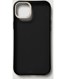 Nudient Form Case Apple iPhone 14 Plus Hoesje Transparant/Zwart afbeelding