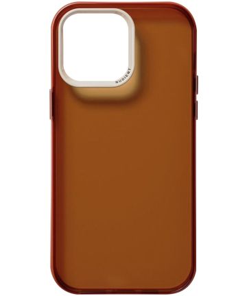 Nudient Form Case Apple iPhone 14 Plus Hoesje Transparant/Bruin Hoesjes