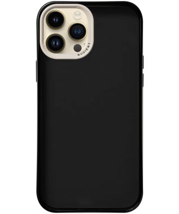 Nudient Form Case Apple iPhone 14 Pro Max Hoesje Transparant/Zwart Hoesjes