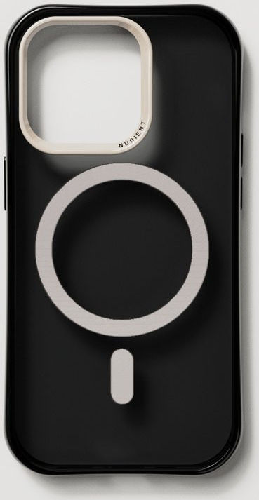Nudient Form Case iPhone 14 Pro Max Hoesje MagSafe Transparant/Zwart afbeelding 2