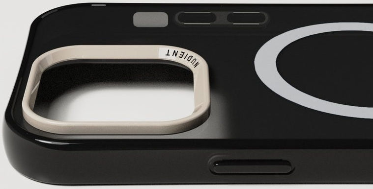 Nudient Form Case iPhone 14 Pro Max Hoesje MagSafe Transparant/Zwart afbeelding 4
