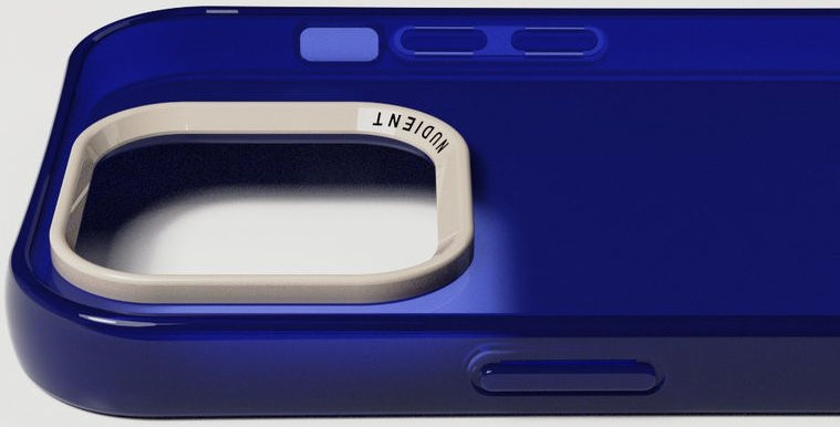 Nudient Form Case Apple iPhone 14 Pro Max Hoesje Transparant/Blauw afbeelding 5