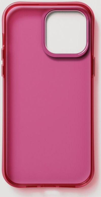 Nudient Form Case Apple iPhone 14 Pro Max Hoesje Transparant/Roze afbeelding 3