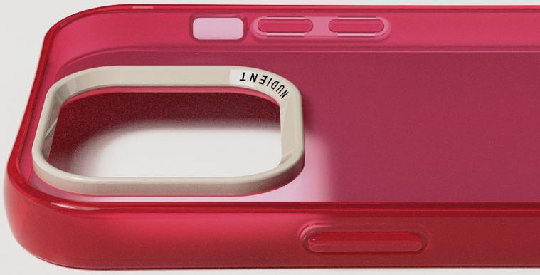 Nudient Form Case Apple iPhone 14 Pro Max Hoesje Transparant/Roze afbeelding 5