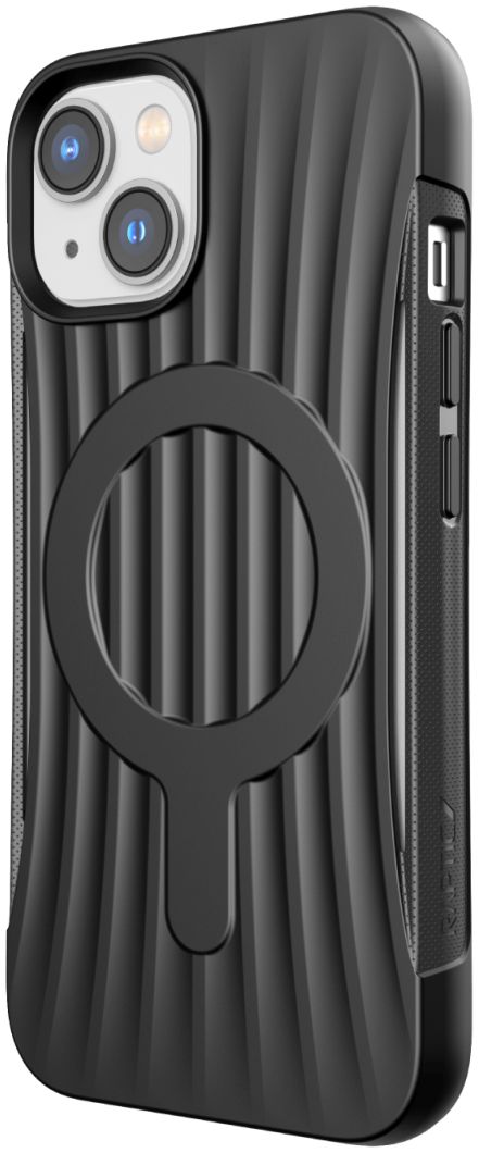 Raptic Clutch MagSafe Apple iPhone 14 Hoesje Duurzaam Zwart afbeelding 9