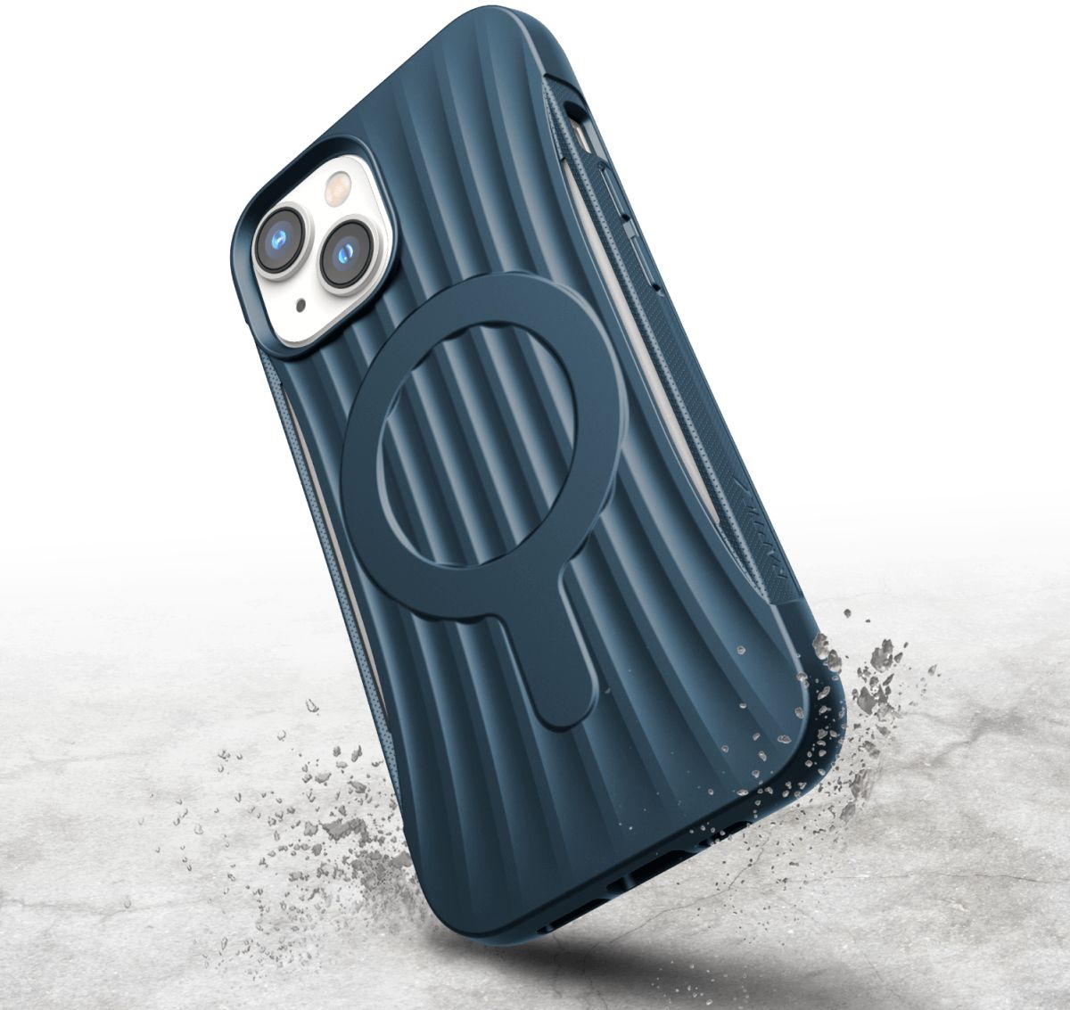 Raptic Clutch MagSafe Apple iPhone 14 Hoesje Duurzaam Blauw afbeelding 8