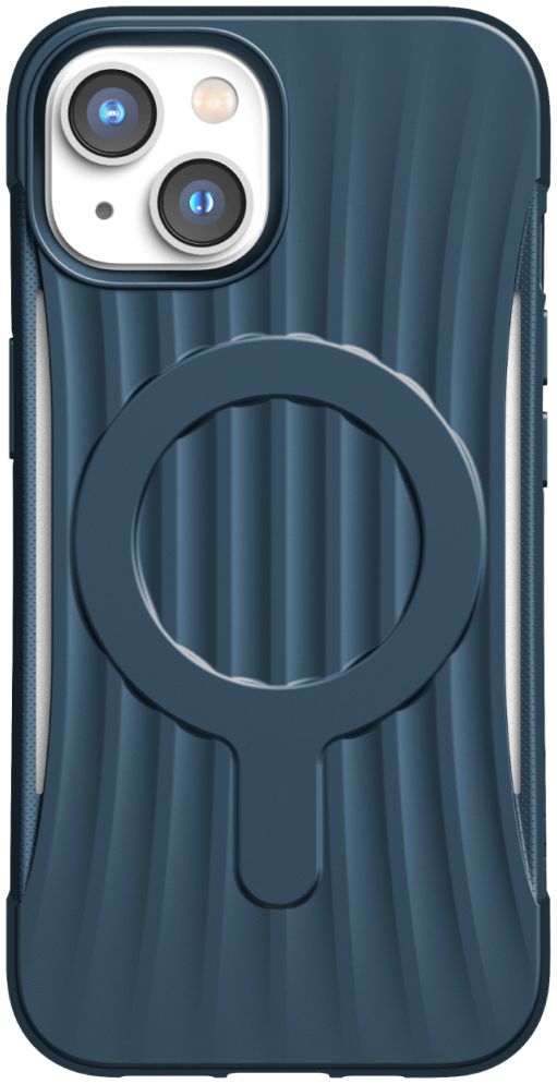 Raptic Clutch MagSafe Apple iPhone 14 Hoesje Duurzaam Blauw afbeelding 2