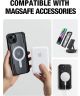 Raptic Secure MagSafe Apple iPhone 14 Hoesje Duurzaam Back Cover Zwart