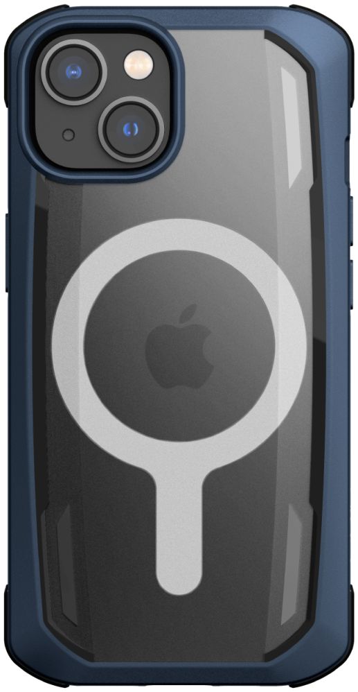 Raptic Secure MagSafe Apple iPhone 14 Hoesje Duurzaam Back Cover Blauw afbeelding 2