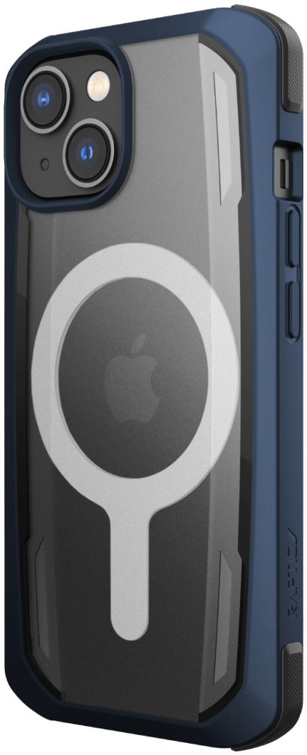 Raptic Secure MagSafe Apple iPhone 14 Hoesje Duurzaam Back Cover Blauw afbeelding 9