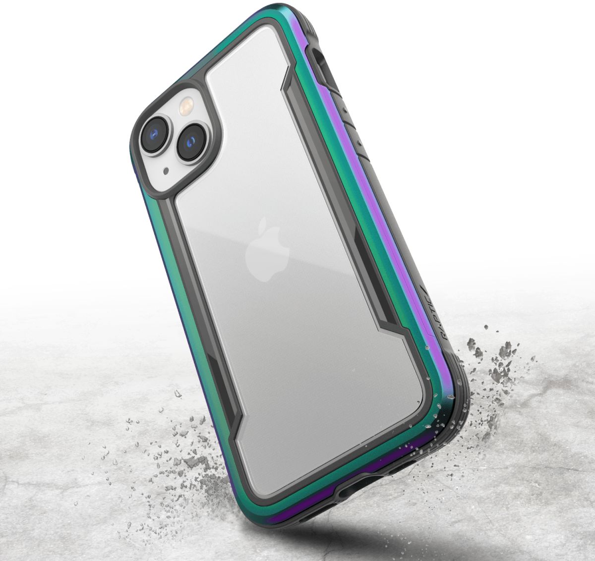 Raptic Shield Apple iPhone 14 Hoesje Militair Getest Iridescent afbeelding 4