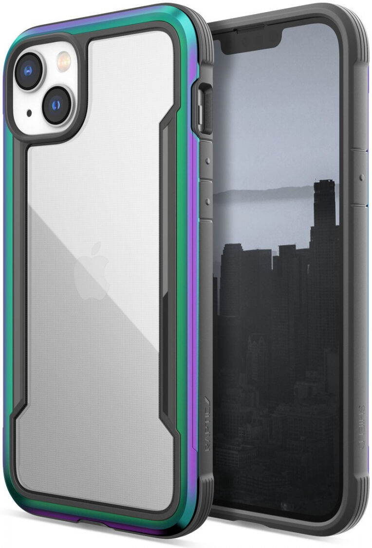 Raptic Shield Apple iPhone 14 Hoesje Militair Getest Iridescent afbeelding 1