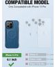 Raptic Clutch MagSafe Apple iPhone 14 Pro Hoesje Duurzaam Blauw