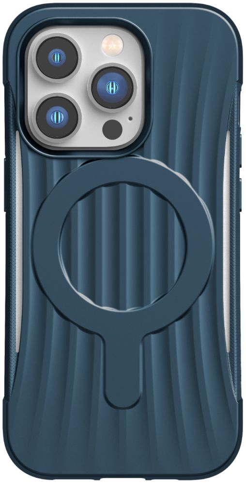 Raptic Clutch MagSafe Apple iPhone 14 Pro Hoesje Duurzaam Blauw afbeelding 2