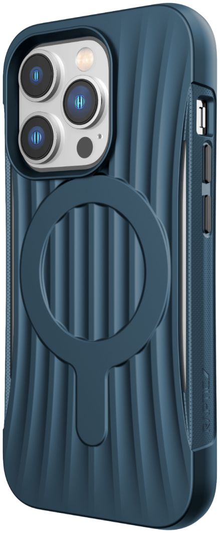 Raptic Clutch MagSafe Apple iPhone 14 Pro Hoesje Duurzaam Blauw afbeelding 9