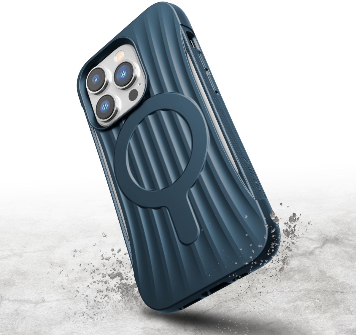 Raptic Clutch MagSafe Apple iPhone 14 Pro Hoesje Duurzaam Blauw afbeelding 8