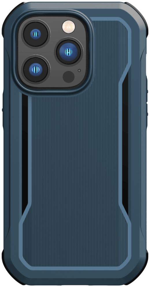 Raptic Fort MagSafe Apple iPhone 14 Pro Hoesje Militair Getest Blauw afbeelding 2