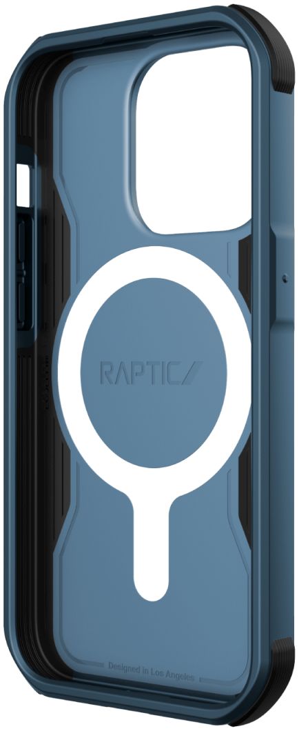 Raptic Fort MagSafe Apple iPhone 14 Pro Hoesje Militair Getest Blauw afbeelding 10