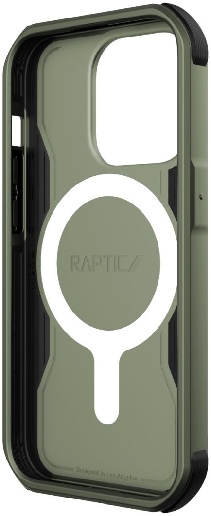 Raptic Fort MagSafe Apple iPhone 14 Pro Hoesje Militair Getest Groen afbeelding 10