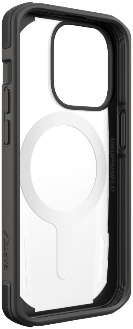 Raptic Secure MagSafe iPhone 14 Pro Hoesje Duurzaam Back Cover Zwart afbeelding 10