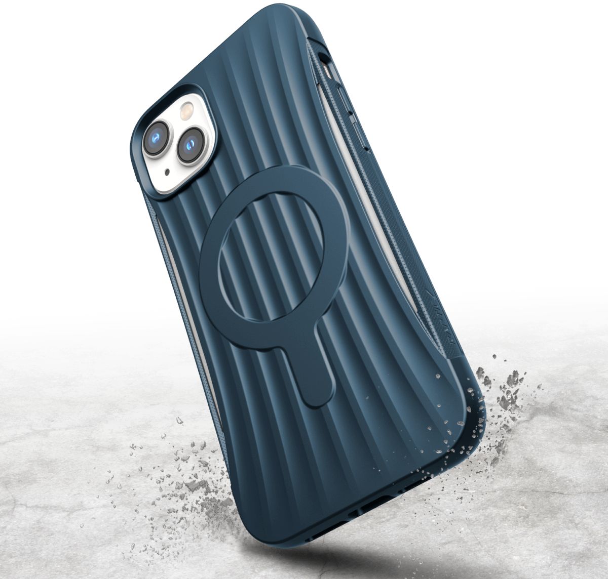 Raptic Clutch MagSafe Apple iPhone 14 Plus Hoesje Duurzaam Blauw afbeelding 8