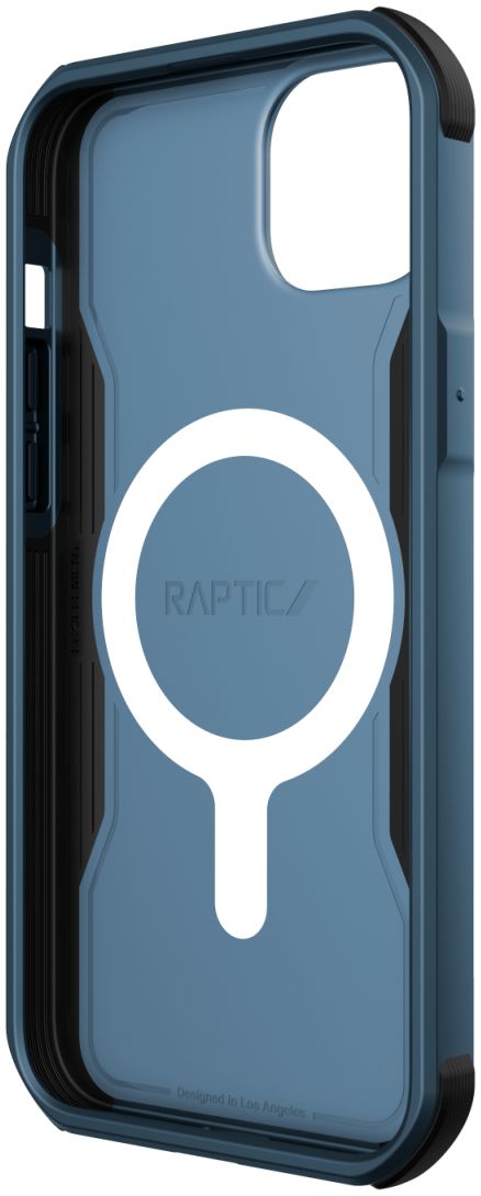 Raptic Fort MagSafe Apple iPhone 14 Plus Hoesje Militair Getest Blauw afbeelding 10