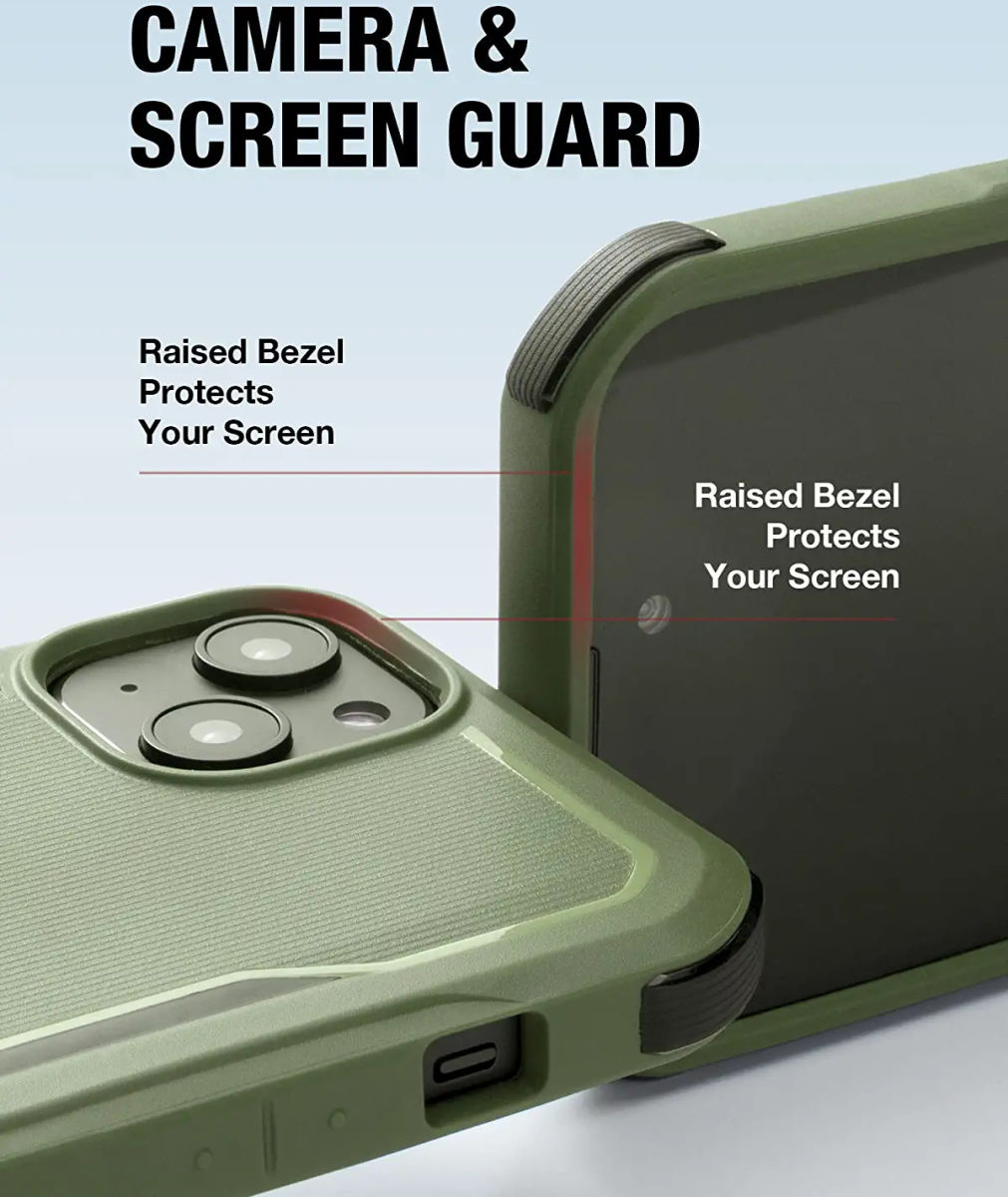 Raptic Fort MagSafe Apple iPhone 14 Plus Hoesje Militair Getest Groen afbeelding 6