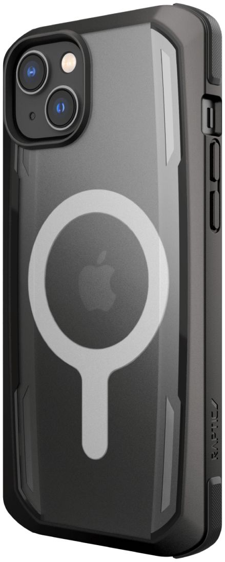 Raptic Secure MagSafe iPhone 14 Plus Hoesje Duurzaam Back Cover Zwart afbeelding 9