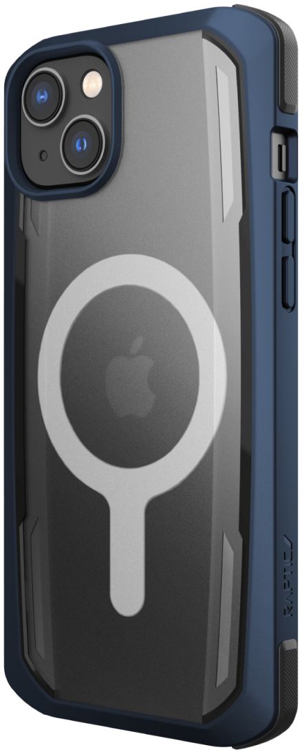 Raptic Secure MagSafe iPhone 14 Plus Hoesje Duurzaam Back Cover Blauw afbeelding 9
