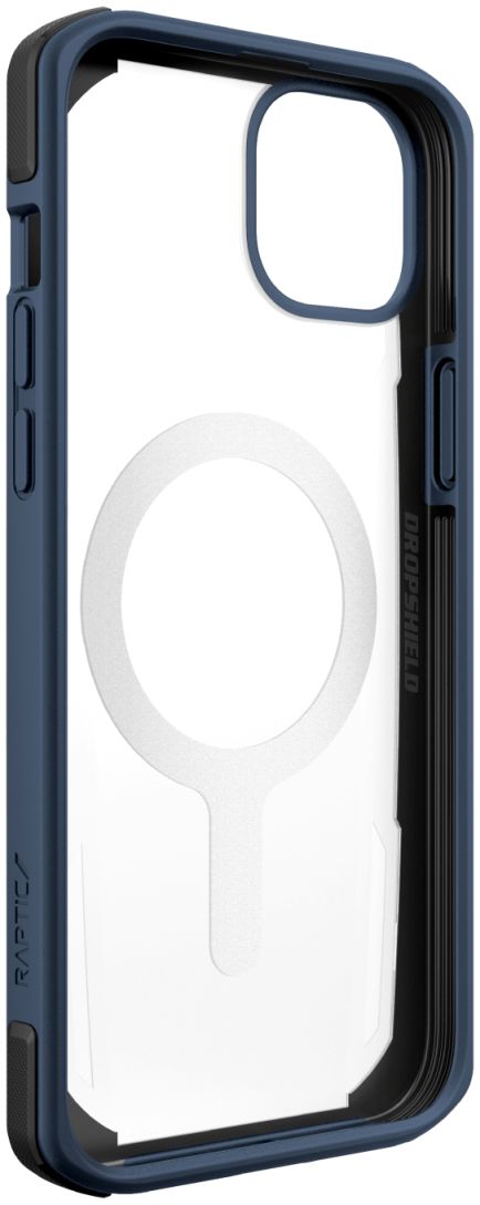 Raptic Secure MagSafe iPhone 14 Plus Hoesje Duurzaam Back Cover Blauw afbeelding 10
